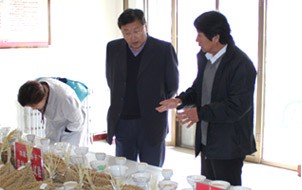 國家發改委公眾營養與發展中心主任于小冬在沁州黃集團調研